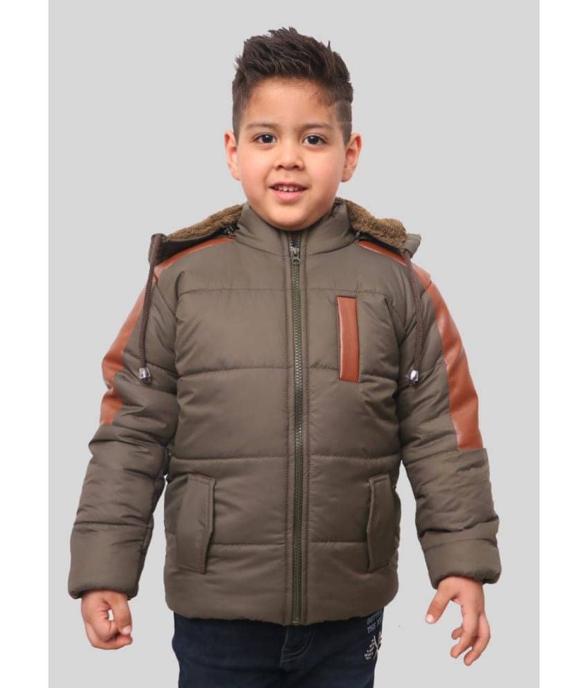     			VERO AMORE Boys Polyester Casual Jacket ( Olive Green , Pack of 1 )