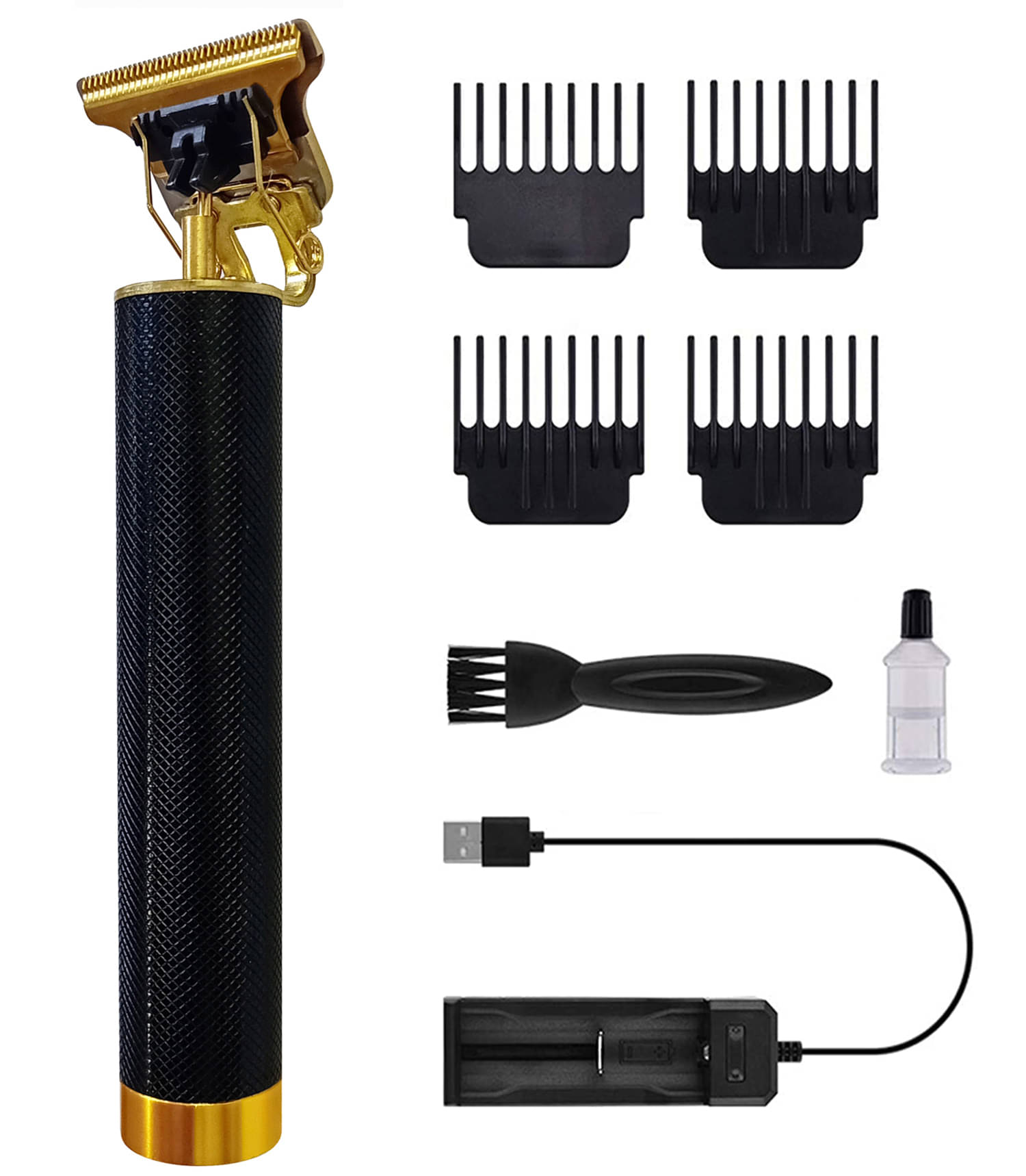     			geemy - Sharp Cutting Black Cordless Beard Trimmer With 60 Runtime