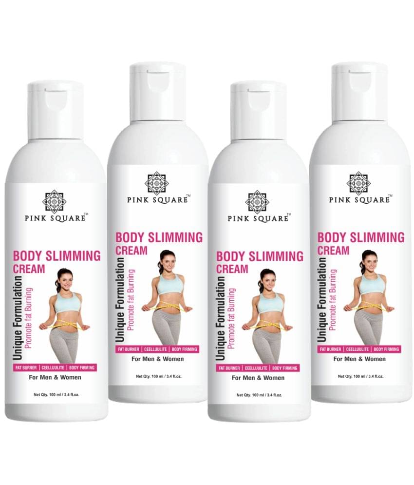 pink square Fat Burn Cream Fat Loss Body Lotion Shaping & Firming Cream 100 mL Pack of 4 pink square Fat Burn Cream Fat Loss Body Lotion Shaping & Firming Cream 100 mL Pack of 4