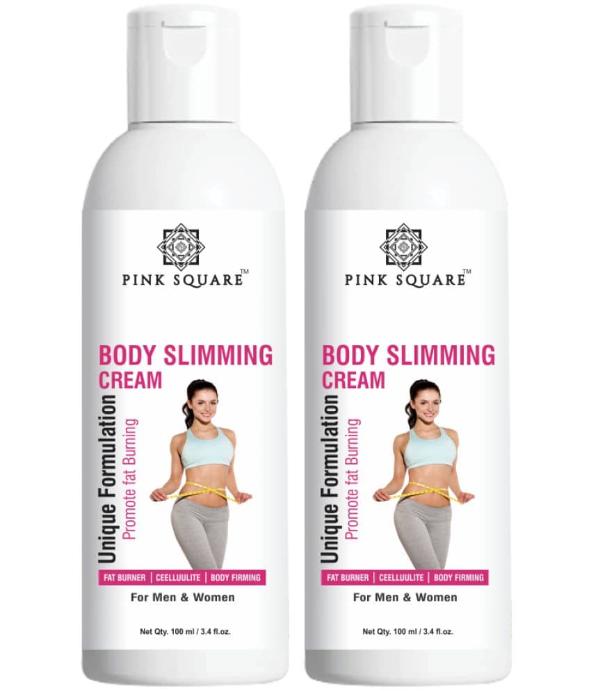 pink square Fat Burn Cream Fat Loss Body Lotion Shaping & Firming Cream 100 mL Pack of 2