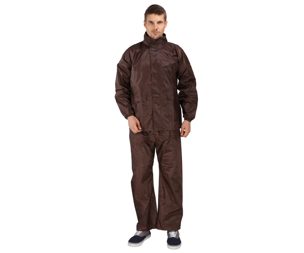 Goodluck Raincoat Set - Brown