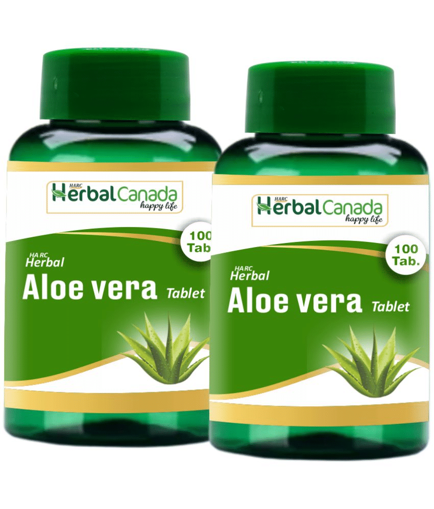     			Herbal Canada Aloe Vera(100Tab) + Aloe Vera(100Tab) Tablet 200 No.S Pack of 2