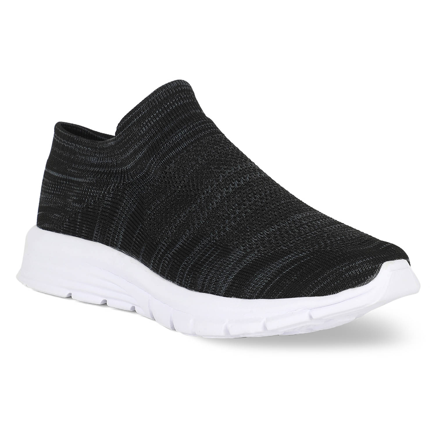     			Khadim's - Black Men's Slip-on Shoes