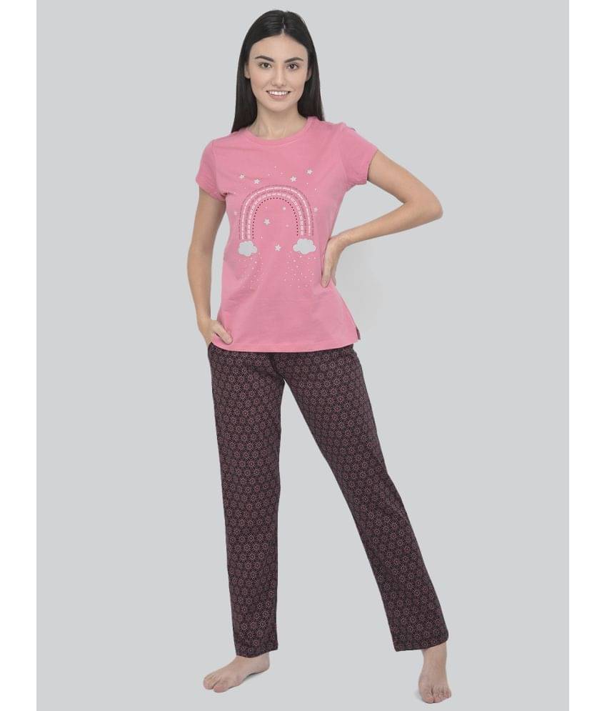 LYRA - Multi Color Cotton Women's Nightwear Nightsuit Sets ( Pack of 1 ) LYRA - Multi Color Cotton Women's Nightwear Nightsuit Sets ( Pack of 1 )