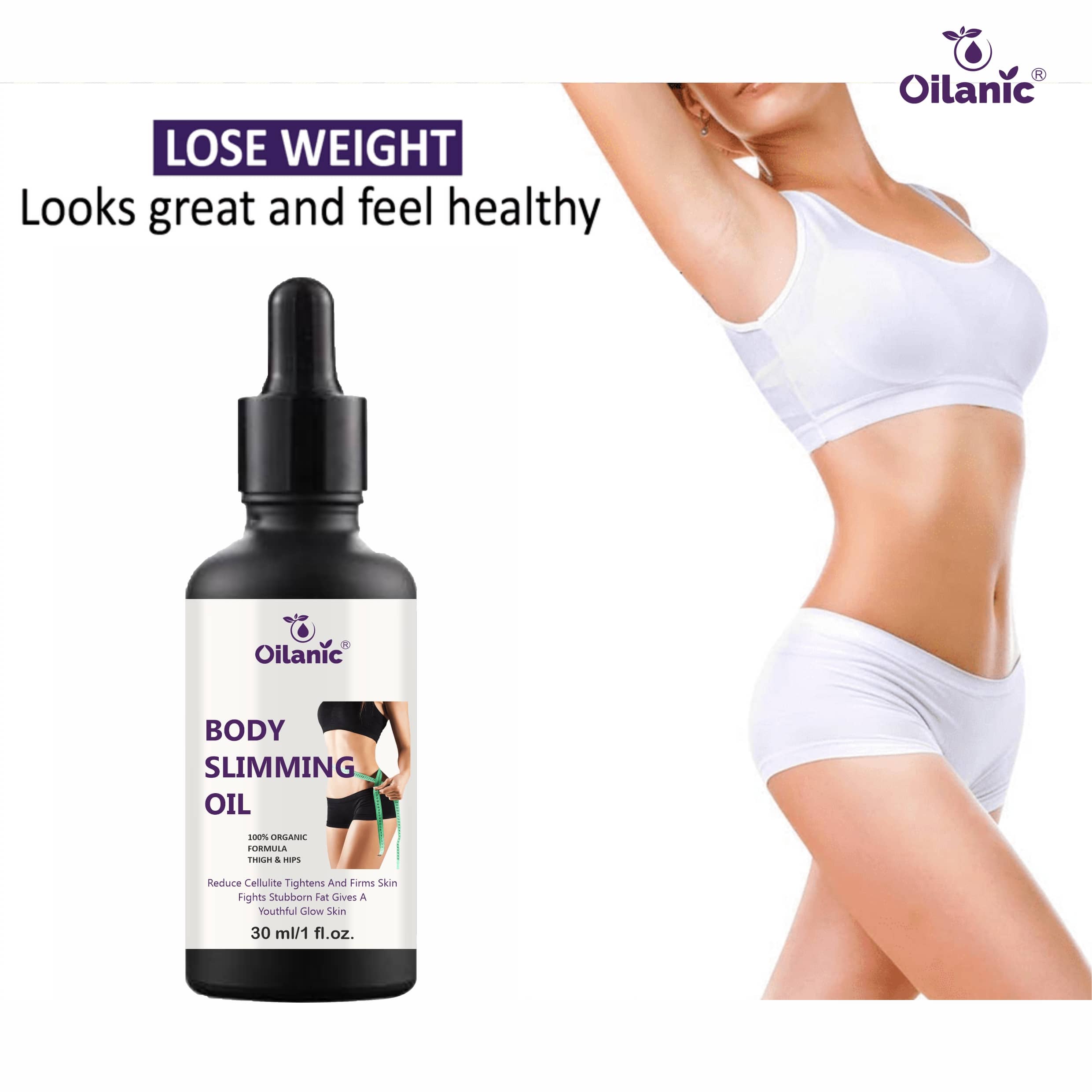 Oilanic Body Slimmer Oil Burn Fat Body Shaping  Shaping & Firming Oil 30 mL