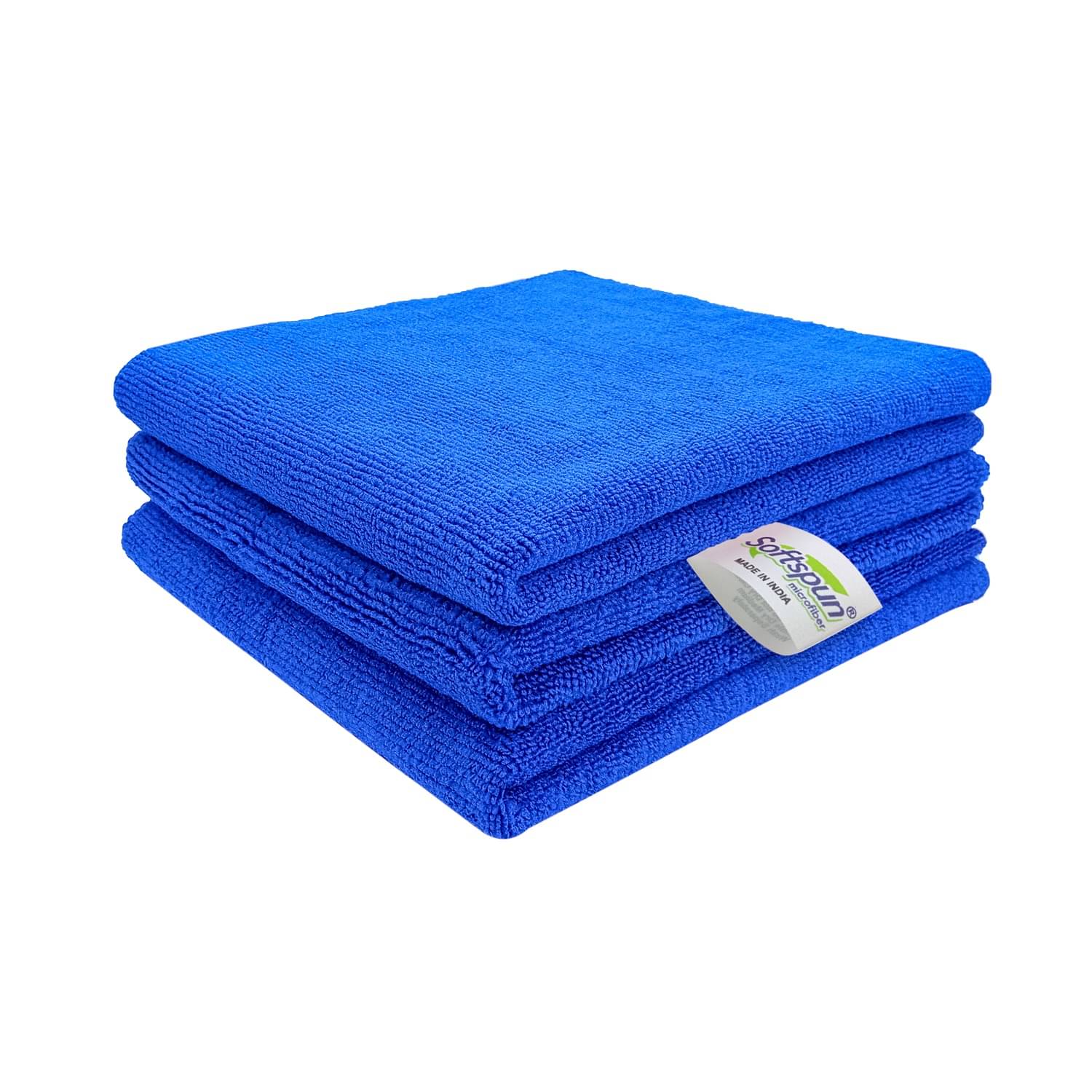     			SOFTSPUN - Microfibre Cleaning Cloth ( Pack of 3 )