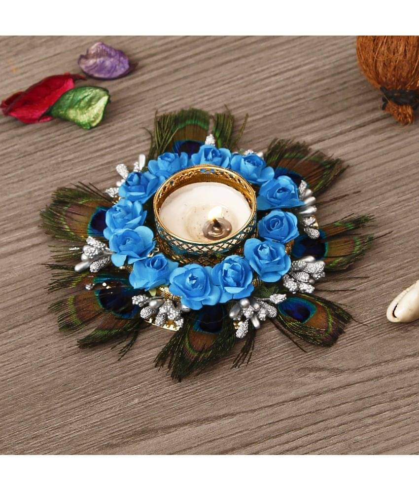     			eCraftIndia Multicolour Table Top Iron Tea Light Holder - Pack of 1