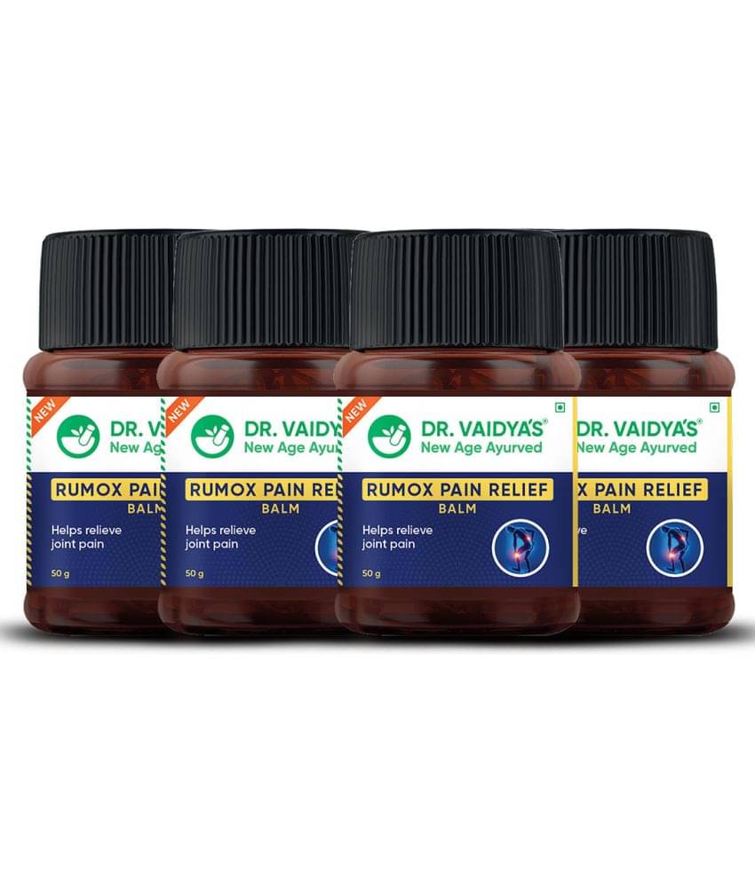 Dr. Vaidya's Rumox Pain Relief Balm 50g (Pack of 4)     			Dr. Vaidya's Rumox Pain Relief Balm 50g (Pack of 4)