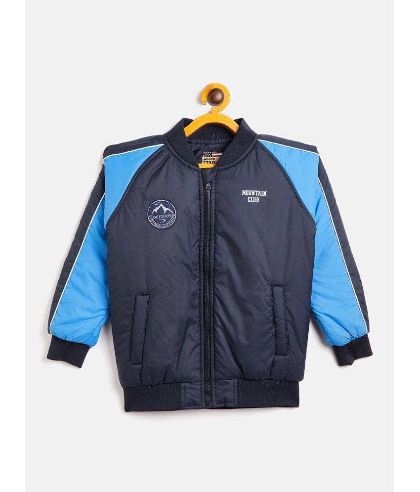     			Duke Boys Polyester Windcheater Jacket ( Blue , Pack of 1 )