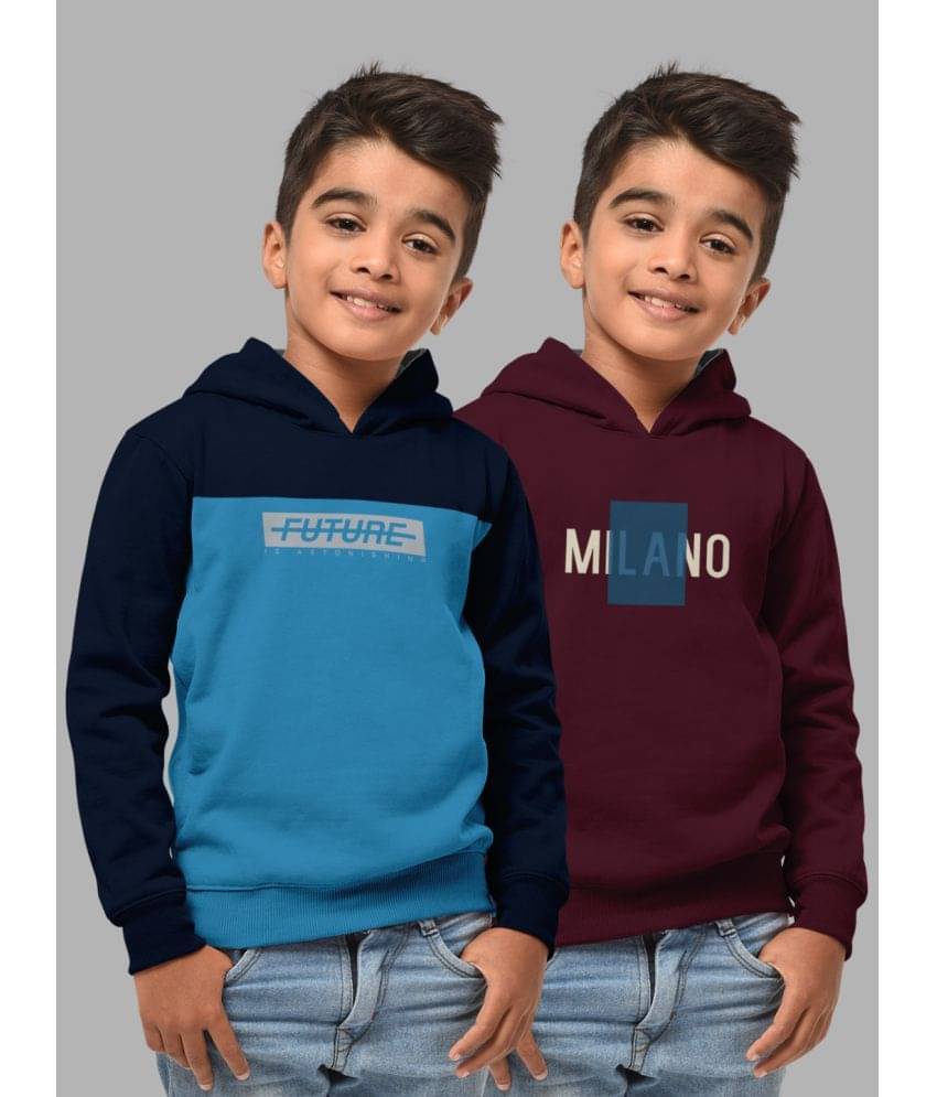     			HELLCAT Pack of 2 Boys Cotton Blend Sweatshirt ( Multicolor5 )