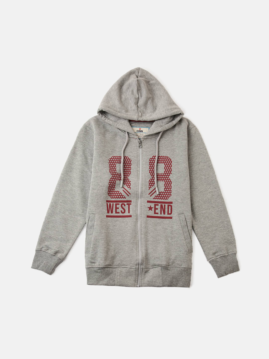     			ONN Pack of 1 Boys Cotton Blend Sweatshirt ( Grey Melange )