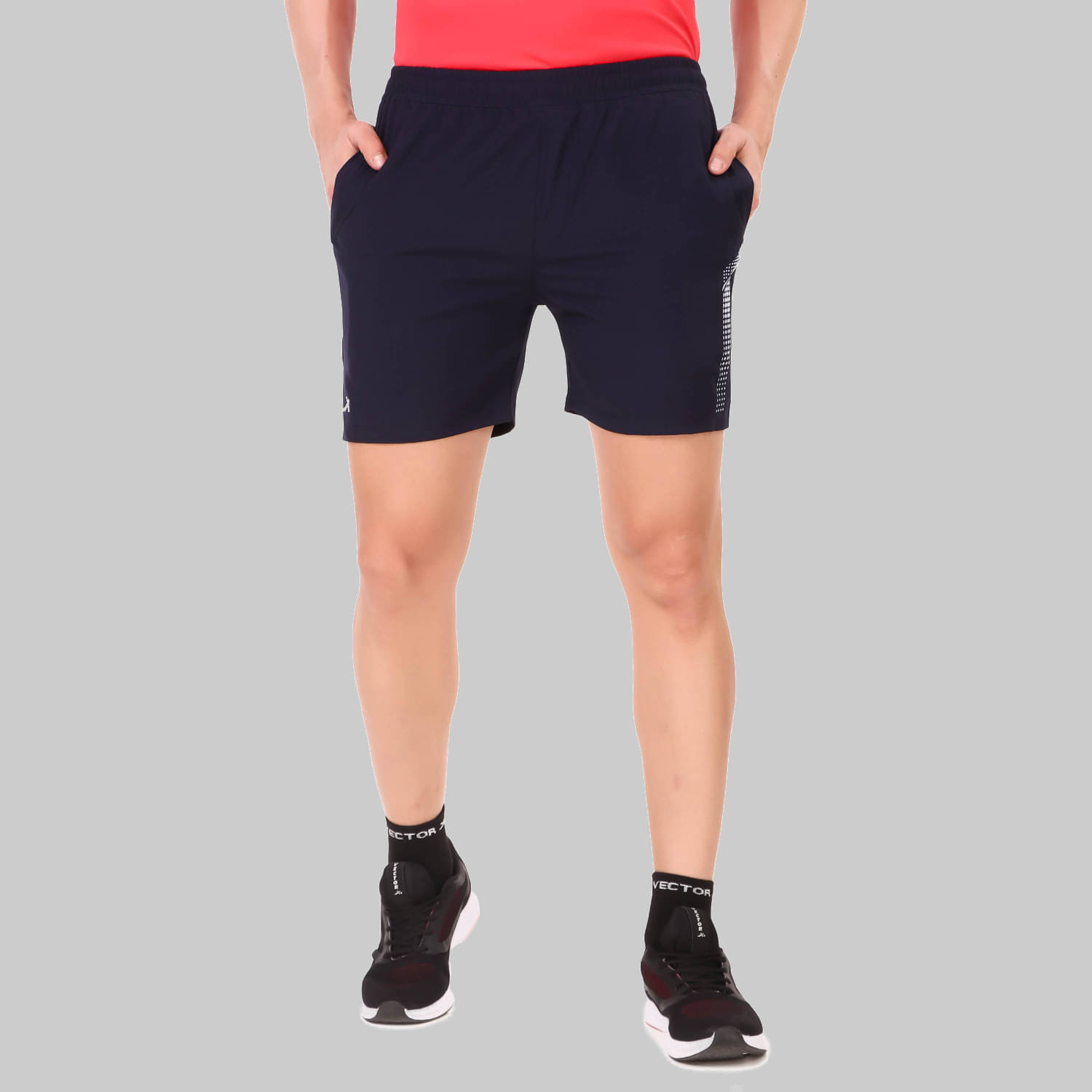 Vector X - Navy Blue Polyester Lycra Men's Running Shorts ( Pack of 1 ) Vector X - Navy Blue Polyester Lycra Men's Running Shorts ( Pack of 1 )