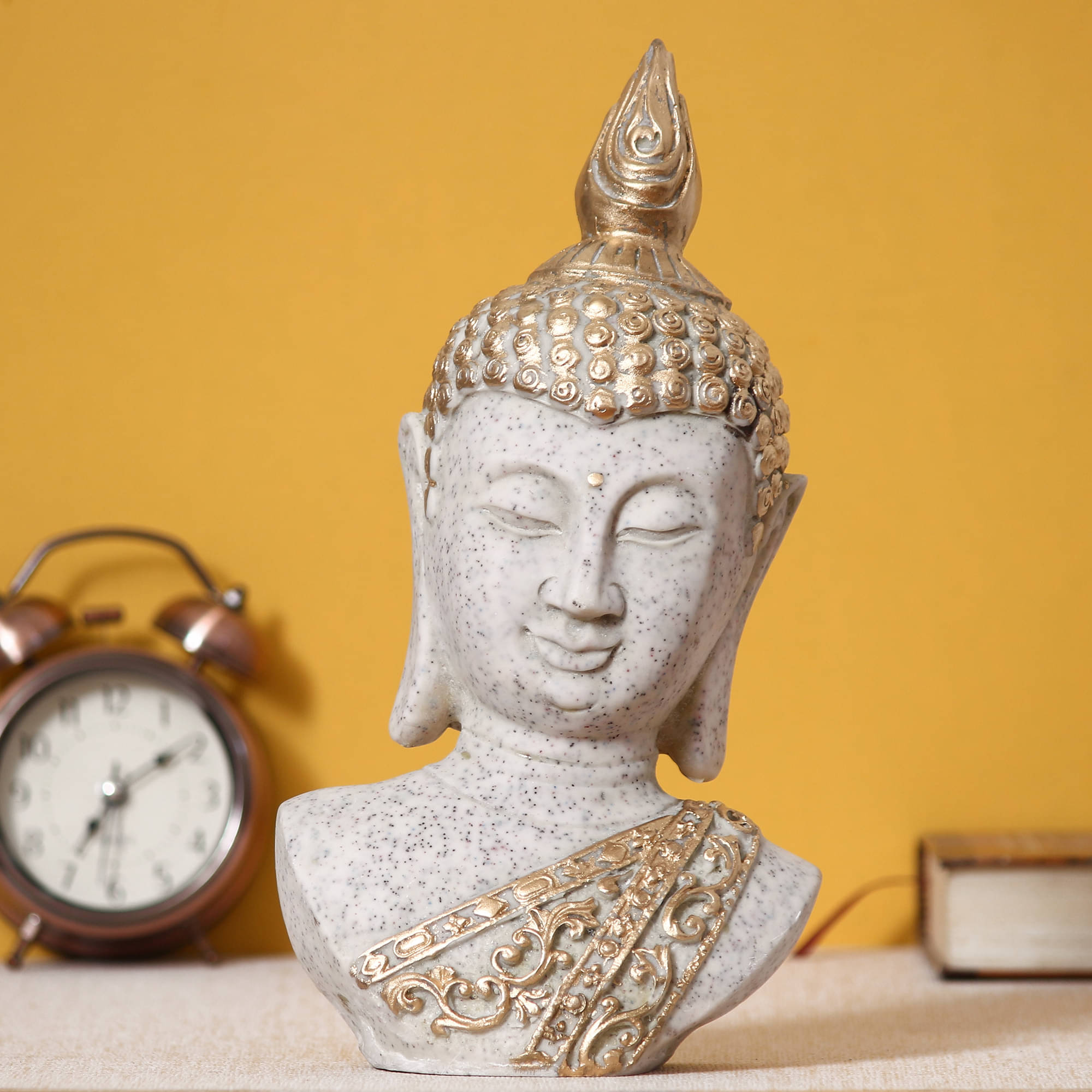 eCraftIndia Decorative Buddha Polyresin Showpiece     			eCraftIndia Decorative Buddha Polyresin Showpiece