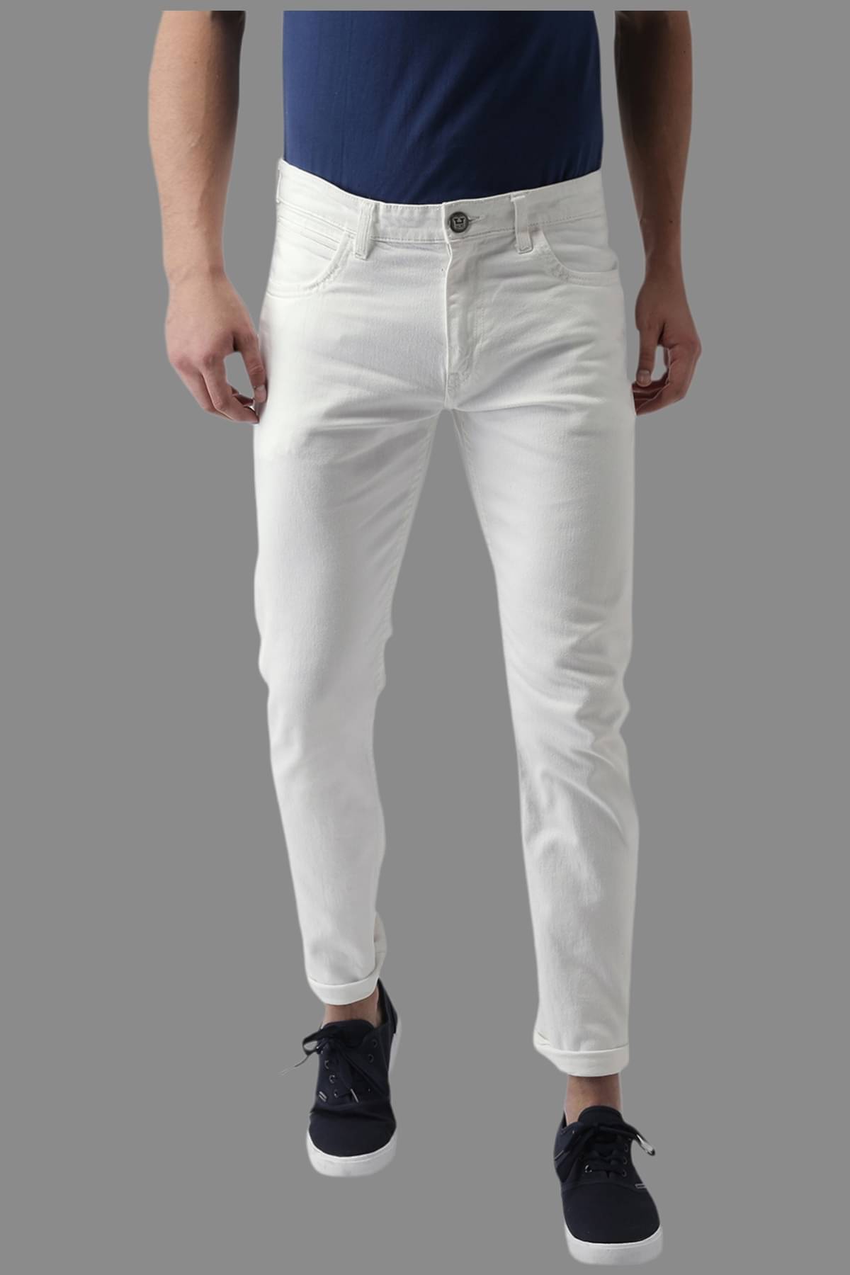     			x20 - White Denim Skinny Fit Men's Jeans ( Pack of 1 )