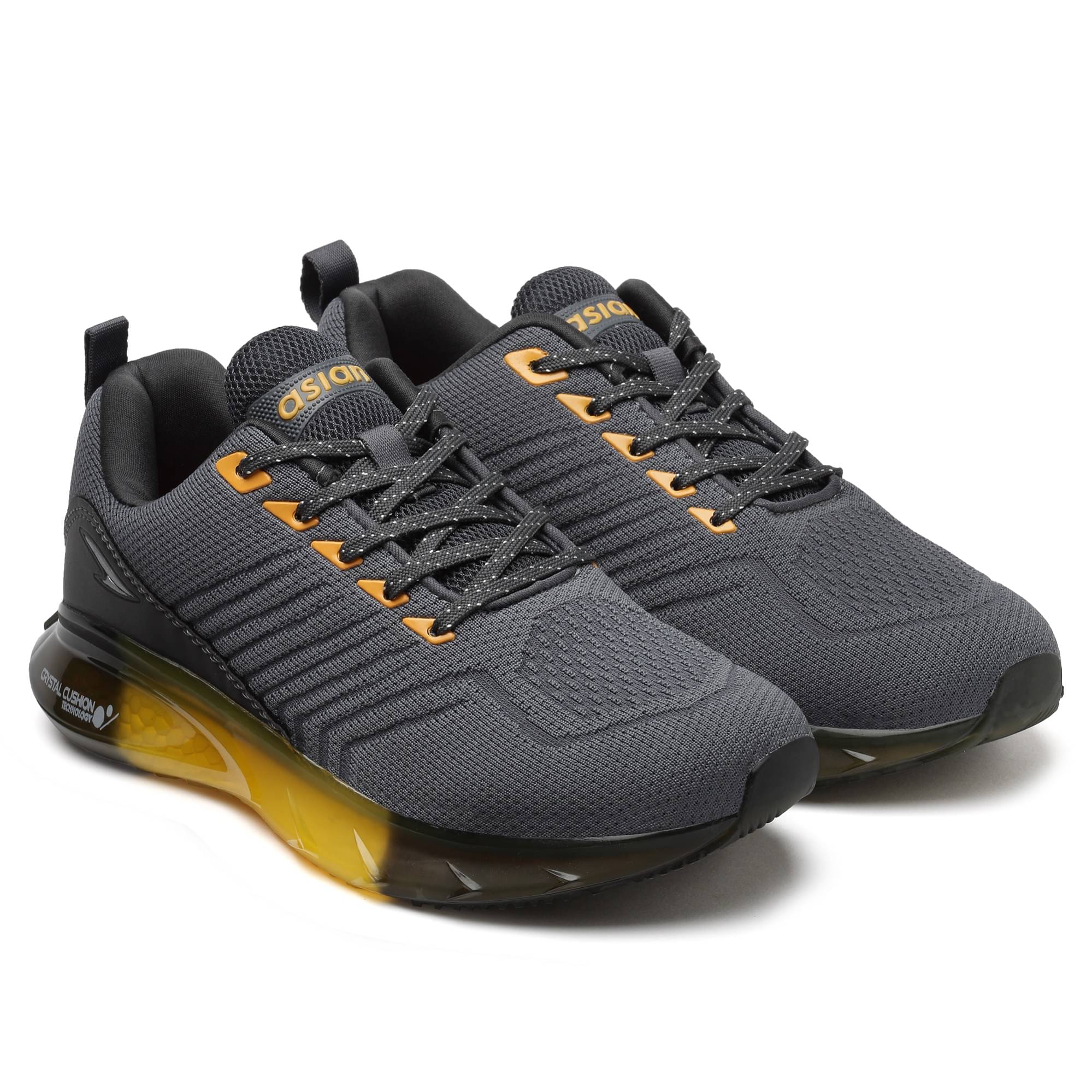 ASIAN - CRYSTAL-13 Gray Men's Sports Running Shoes ASIAN - CRYSTAL-13 Gray Men's Sports Running Shoes