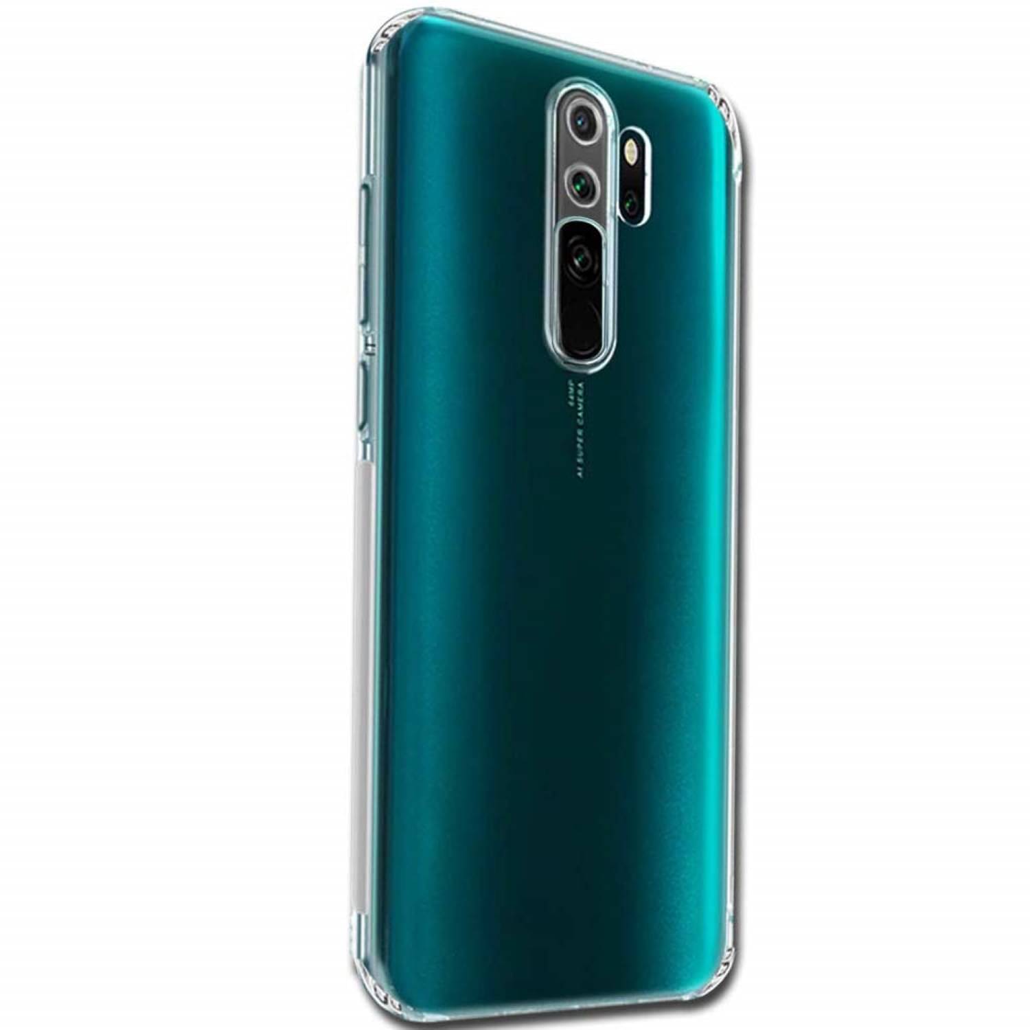     			Case Vault Covers - Transparent Silicon Silicon Soft cases Compatible For Xiaomi Redmi Note 8 Pro ( Pack of 1 )