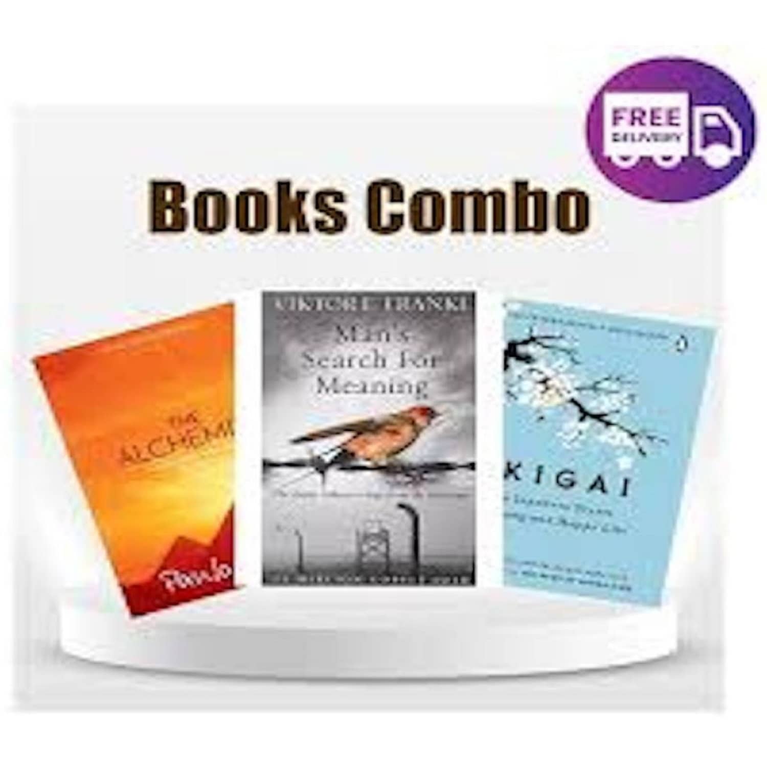 Combo 3 - Ikigai, The Alchemist & Man's Search for Meaning