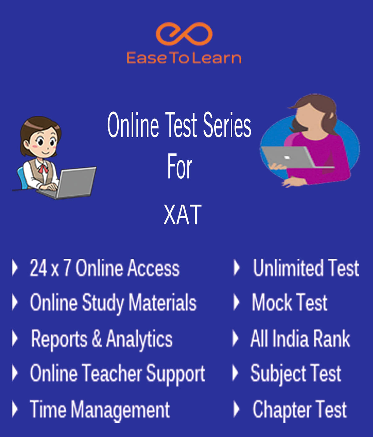 Ease To Learn XAT Online Test Series & Study Materials Online Tests Ease To Learn XAT Online Test Series & Study Materials Online Tests