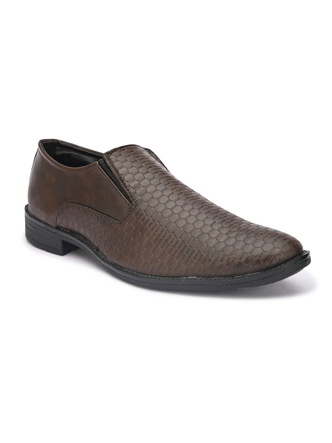     			Fashion Victim - Brown Men's Slip On Formal Shoes