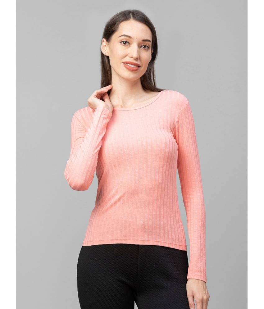 Globus - Pink Viscose Slim Fit Women's T-Shirt ( Pack of 1 )     			Globus - Pink Viscose Slim Fit Women's T-Shirt ( Pack of 1 )