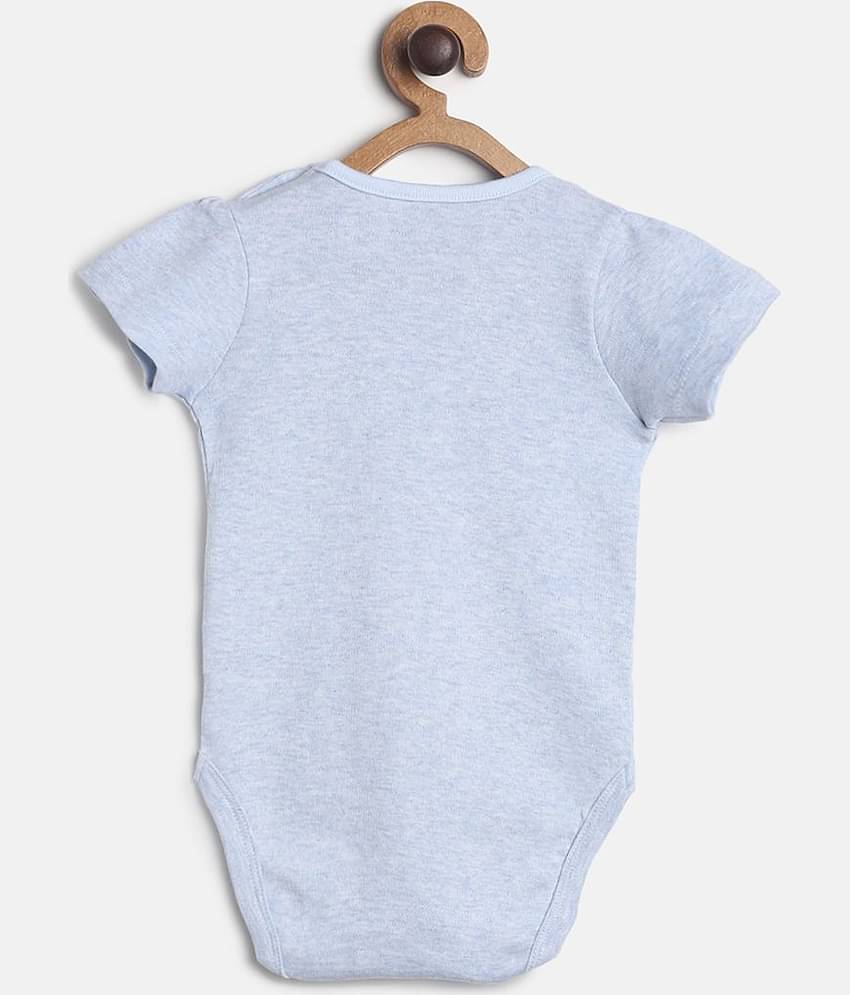 MINI KLUB Pack of 3 Baby Girls Cotton Bodysuit ( Multicolor )