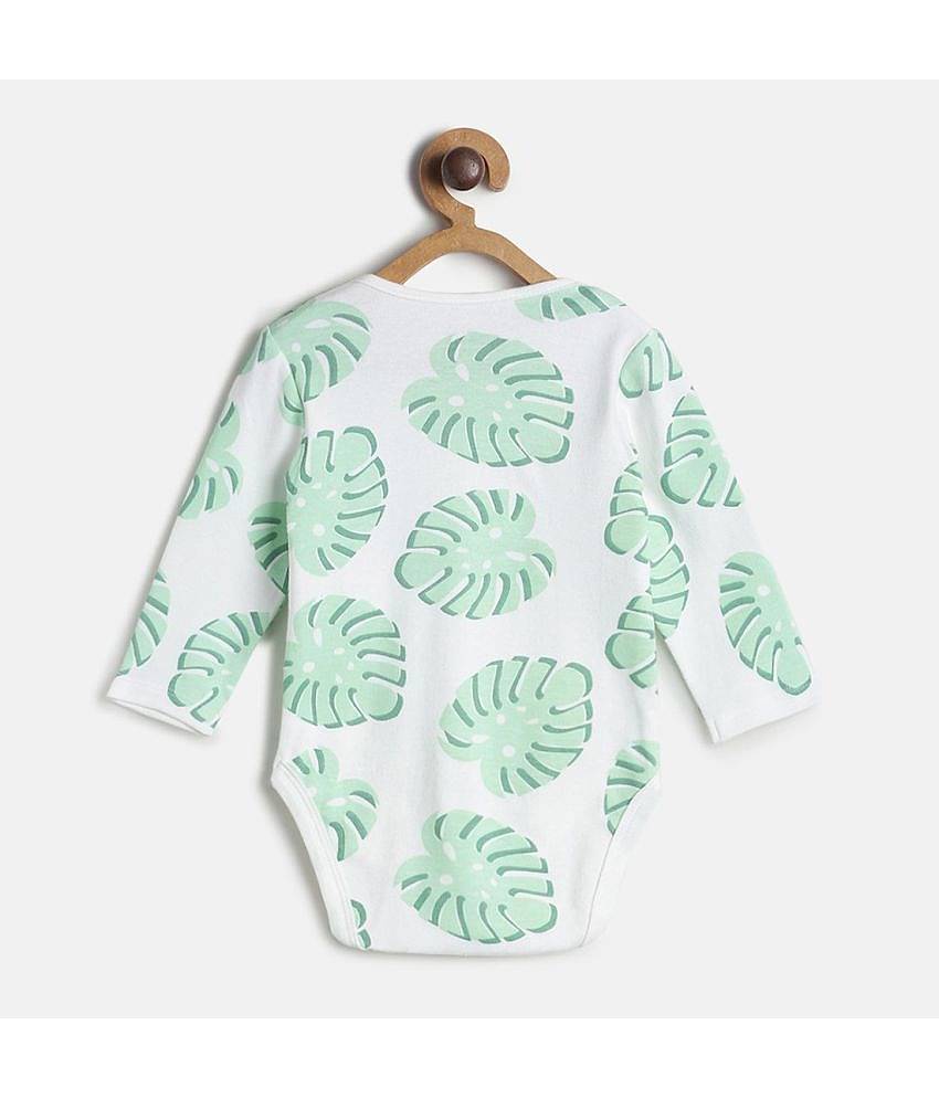 MINI KLUB Pack of 3 Baby Girls Cotton Bodysuit ( Multicolor )