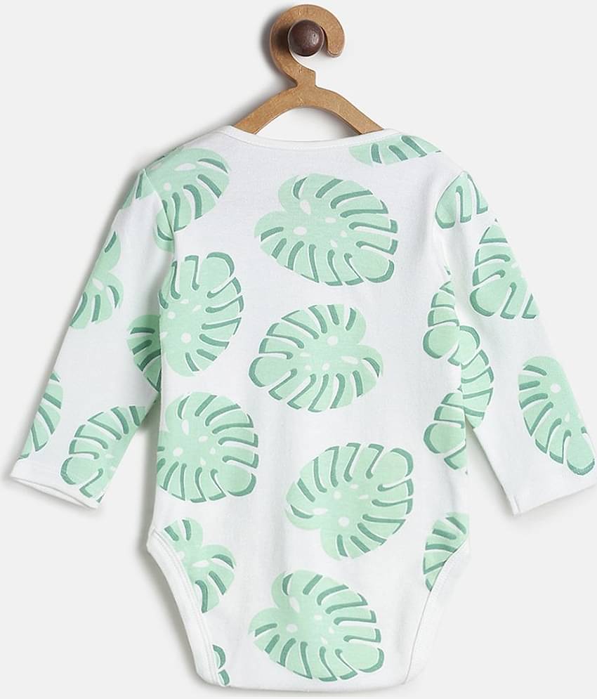 MINI KLUB Pack of 3 Baby Girls Cotton Bodysuit ( Multicolor )