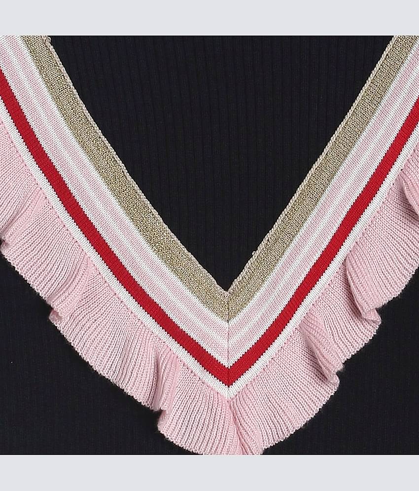 MINIKLUB Baby Girl Black Sweater Pack Of 1