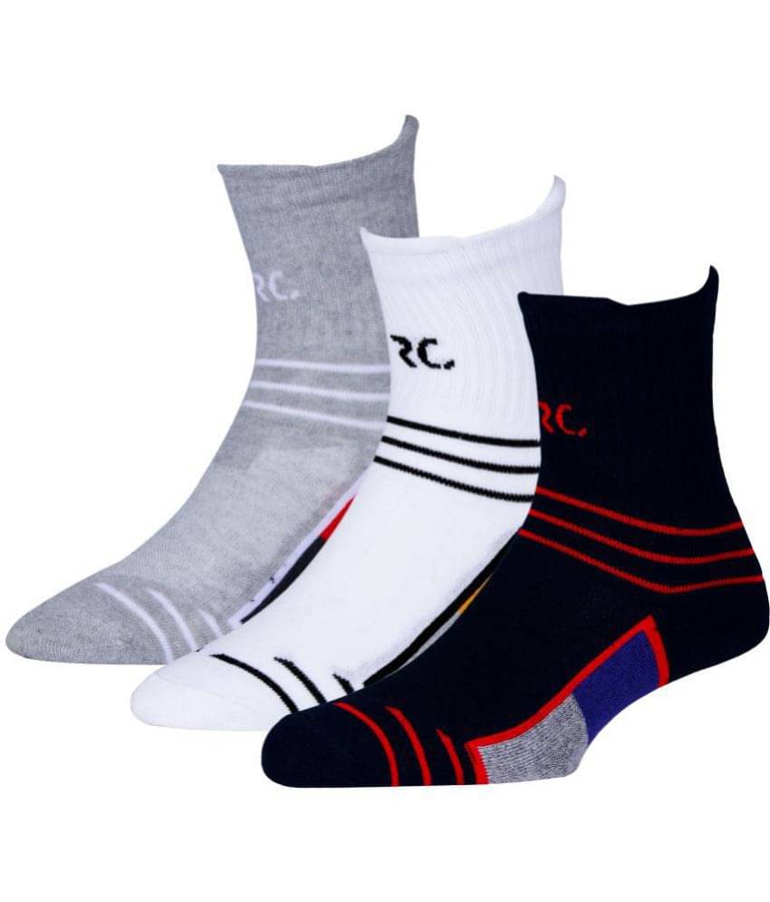     			RC. ROYAL CLASS - Cotton Men's Striped Multicolor Mid Length Socks ( Pack of 3 )