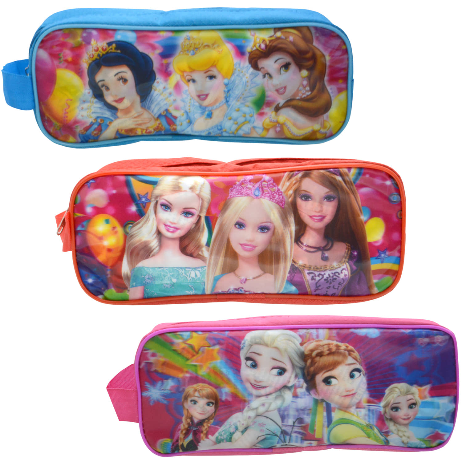 3 Pieces Pencil Box Pouch Cases (20X9X4 cm) - Stationery | Buy online on ZillyBuy