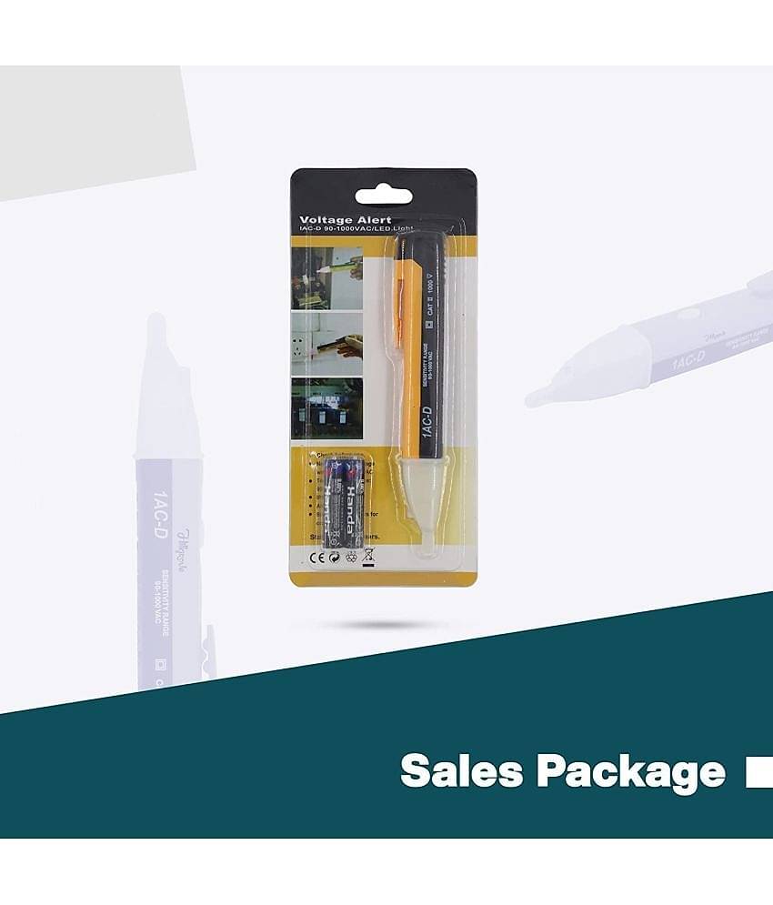 Aldeco High Non Contact Voltage Tester Pen with Flashlight & Sound Analog Voltage Tester.