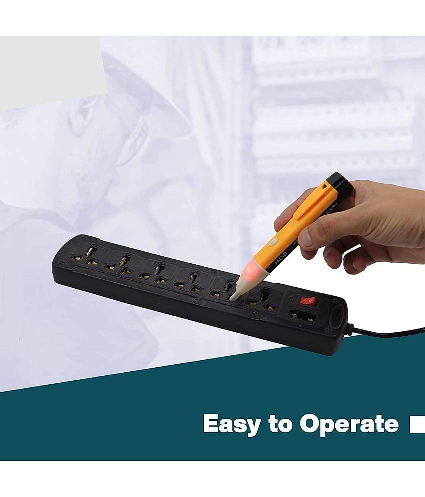 Aldeco High Non Contact Voltage Tester Pen with Flashlight & Sound Analog Voltage Tester.