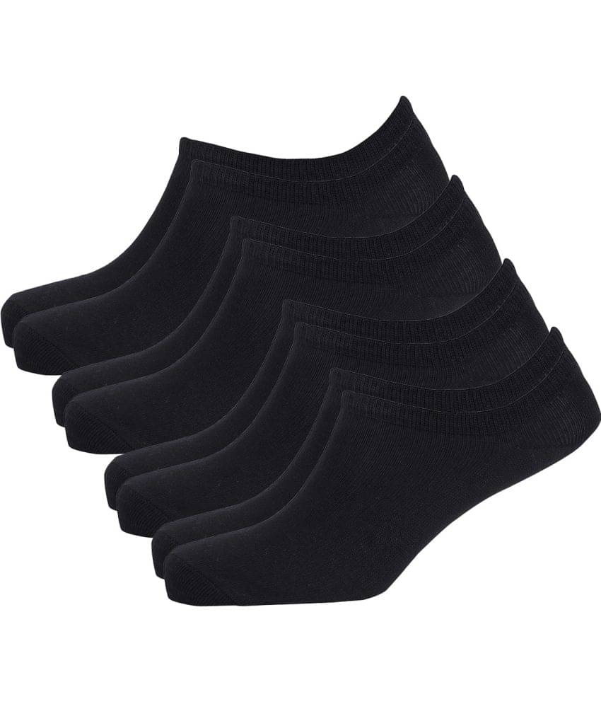 Broen - Cotton Men's Solid Black No Show Socks ( Pack of 4 )     			Broen - Cotton Men's Solid Black No Show Socks ( Pack of 4 )