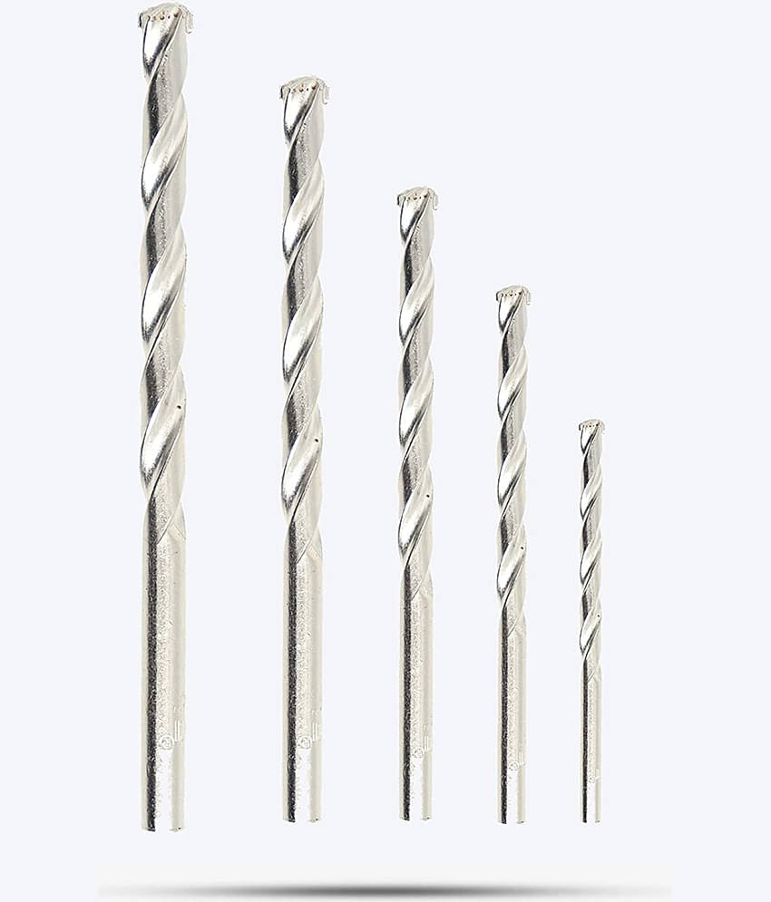 Aldeco Wood Drill Bit Set of 5 Pcs (4, 5, 6, 8, 10 mm) for Hole in Wood, for multipurpose uses.