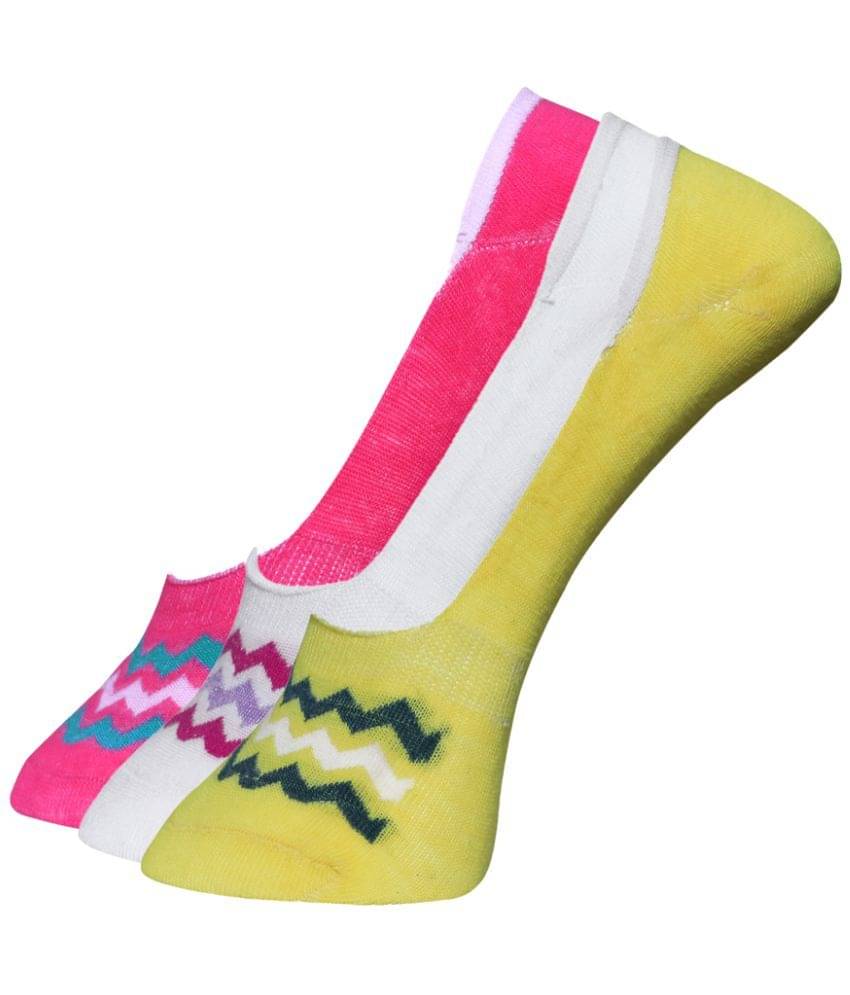     			Dollar - Multicolor Cotton Women's No Show Socks ( Pack of 3 )