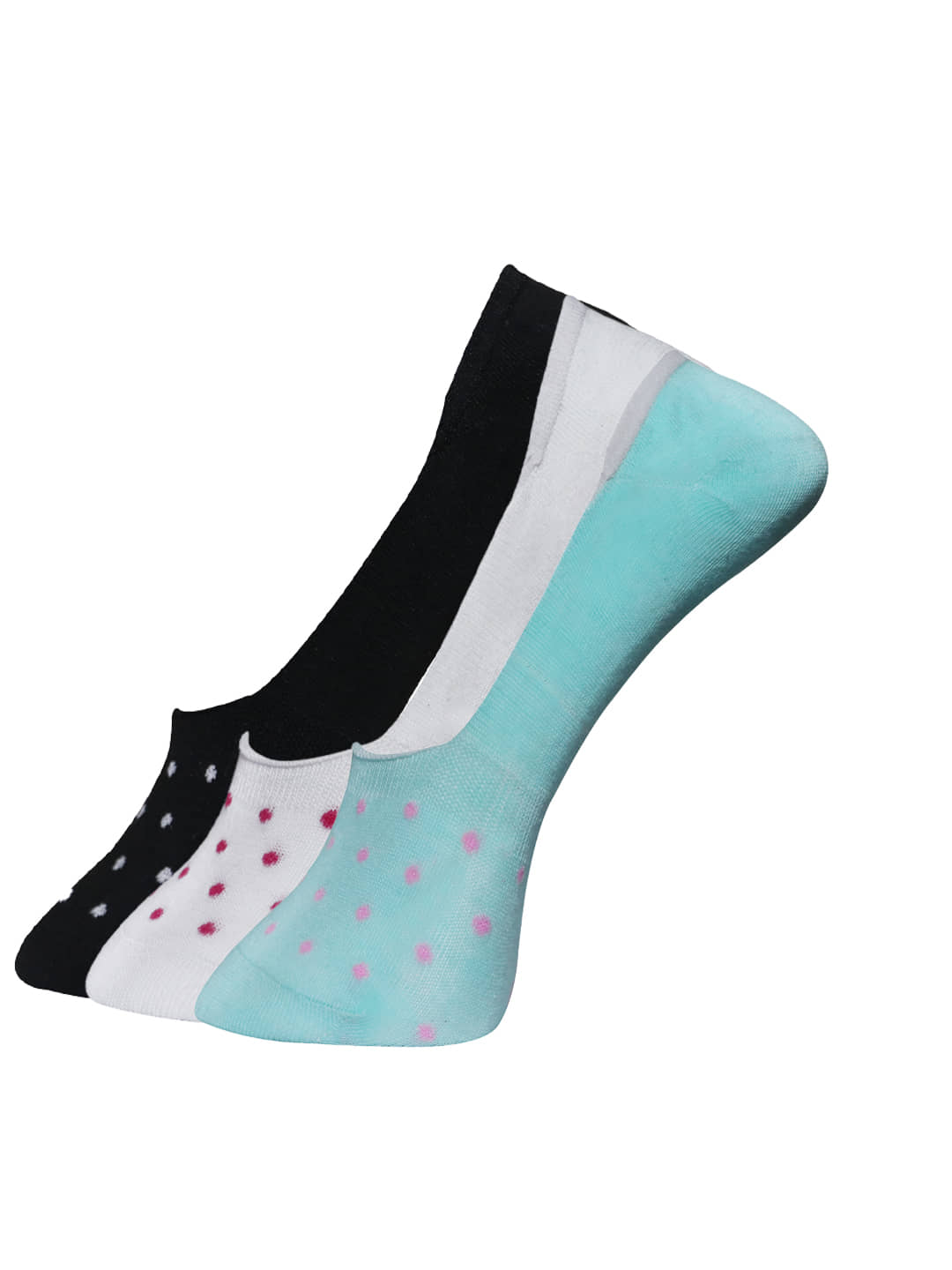 Dollar - Multicolor Cotton Women's No Show Socks ( Pack of 3 ) - Socks | Buy online on ZillyBuy