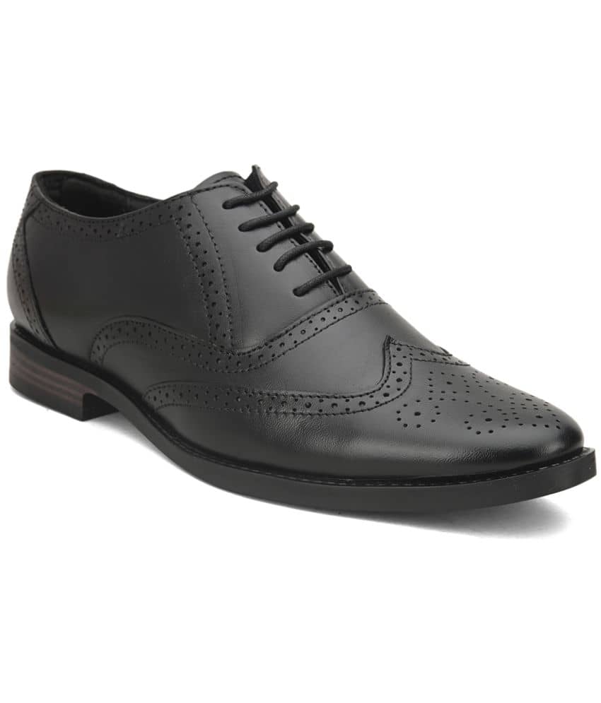 Fashion Victim - Black Men's Brogue Formal Shoes - Formal Shoes | Buy online on ZillyBuy