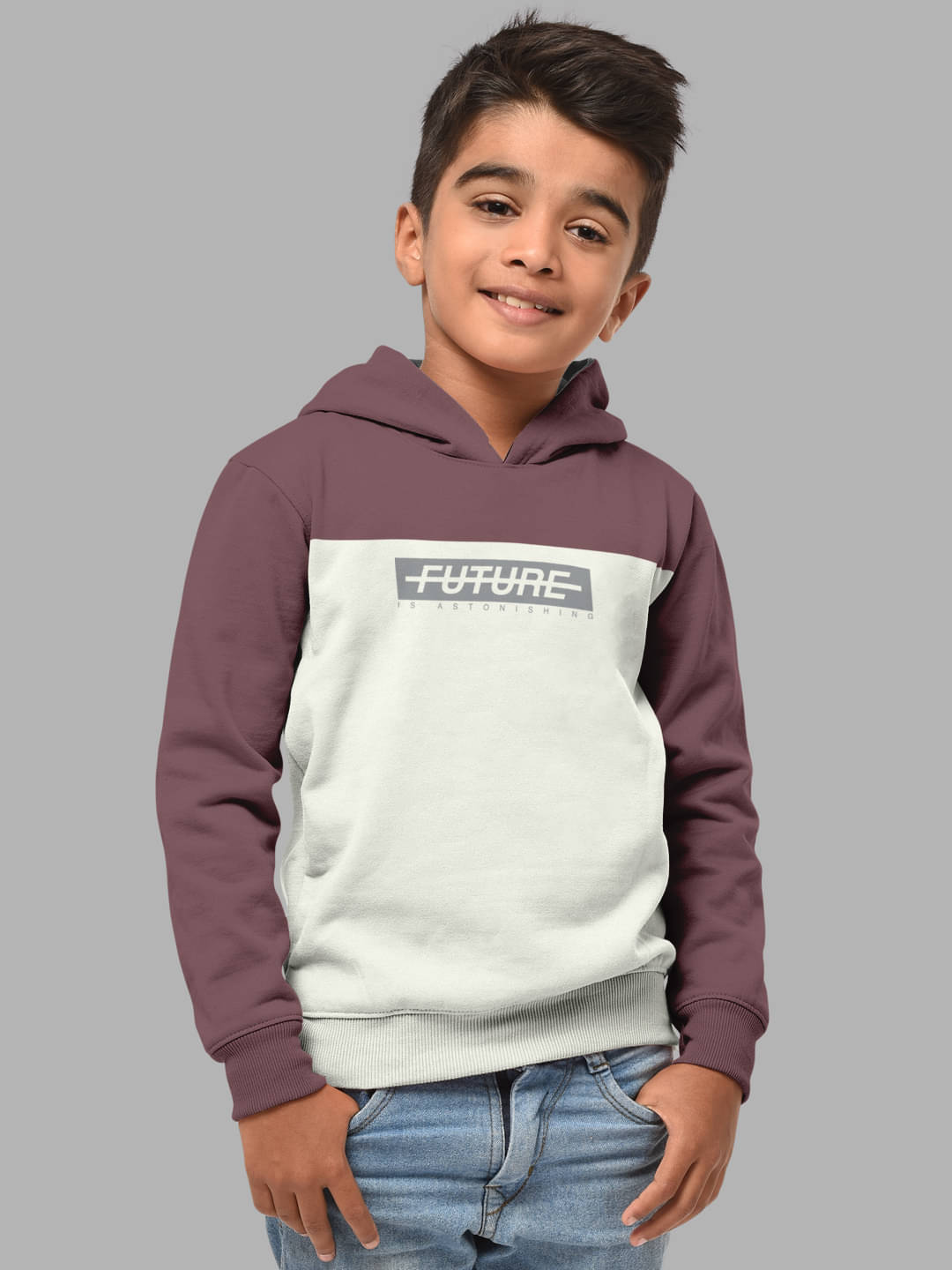     			HELLCAT Pack of 1 Boys Cotton Blend Sweatshirt ( Coffee )
