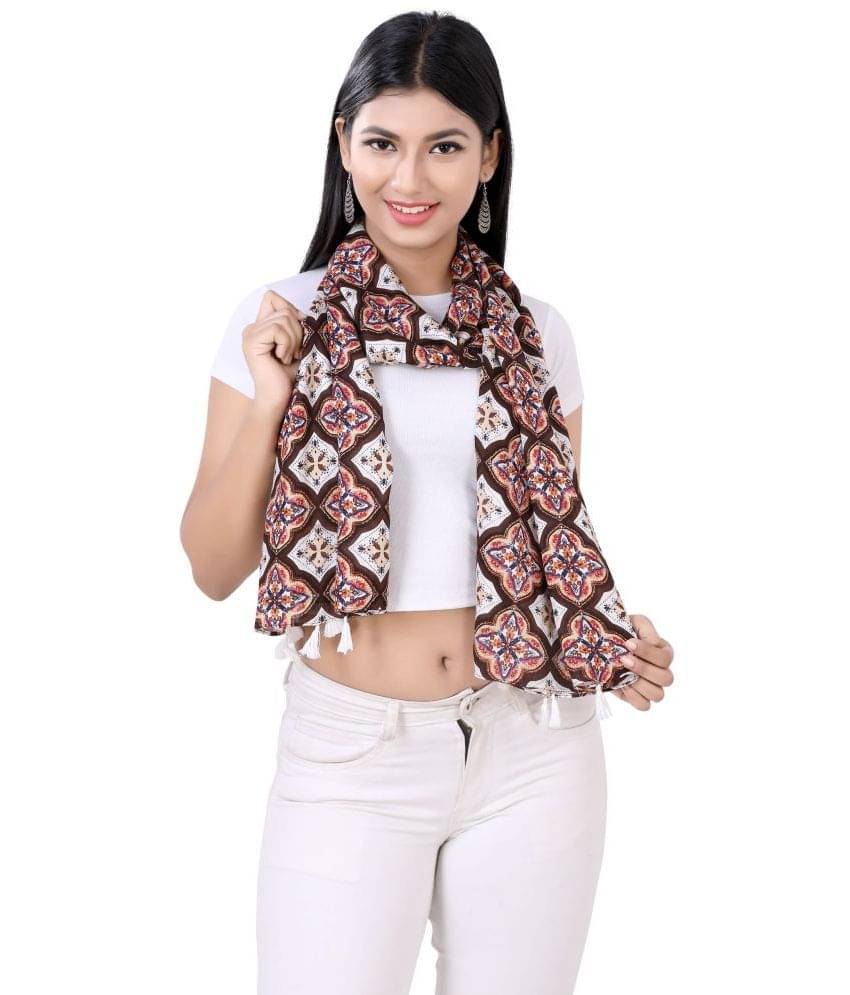     			JVNINE - Multicolor Viscose Women's Scarf ( Pack of 1 )
