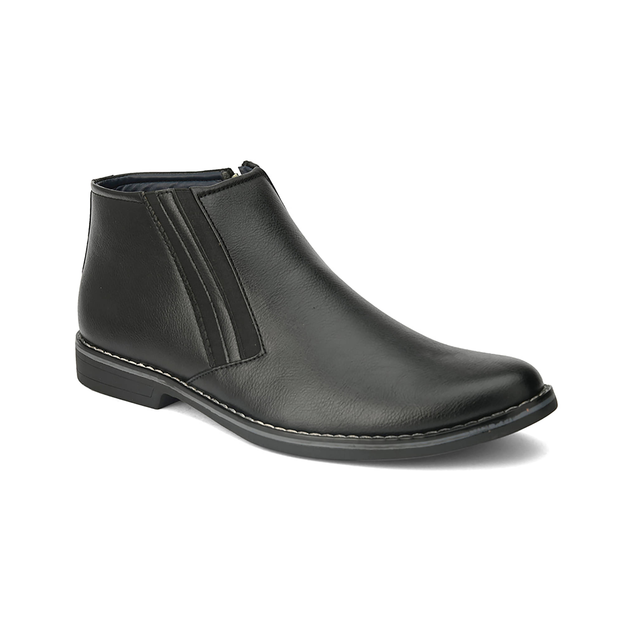     			Leeport - Black Men's Formal Boots