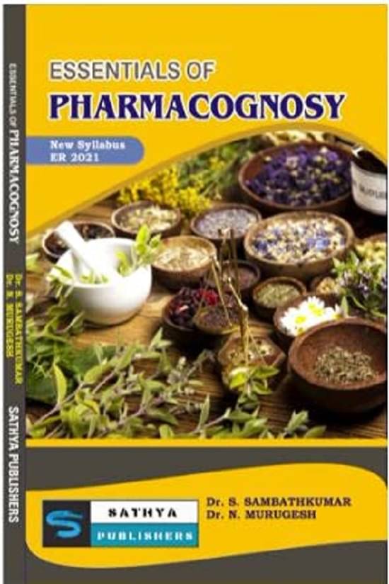 Pharmacognosy (1 Year Diploma in Pharmacy as per New Syllabus PCI ER 2021) Pharmacognosy (1 Year Diploma in Pharmacy as per New Syllabus PCI ER 2021)