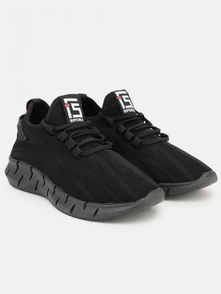     			RapidBox - Black Men's Sneakers