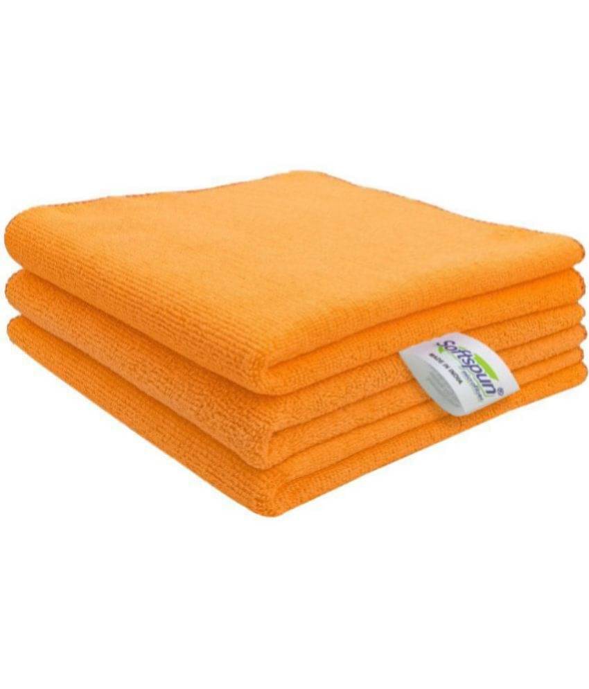     			SOFTSPUN - Microfibre Cleaning Cloth ( Pack of 3 )