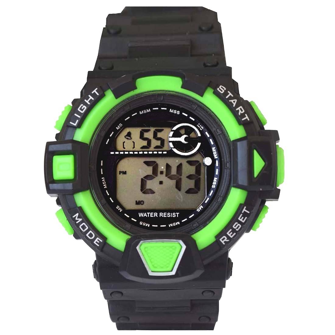     			VITREND - Black Silicon Digital Men's Watch