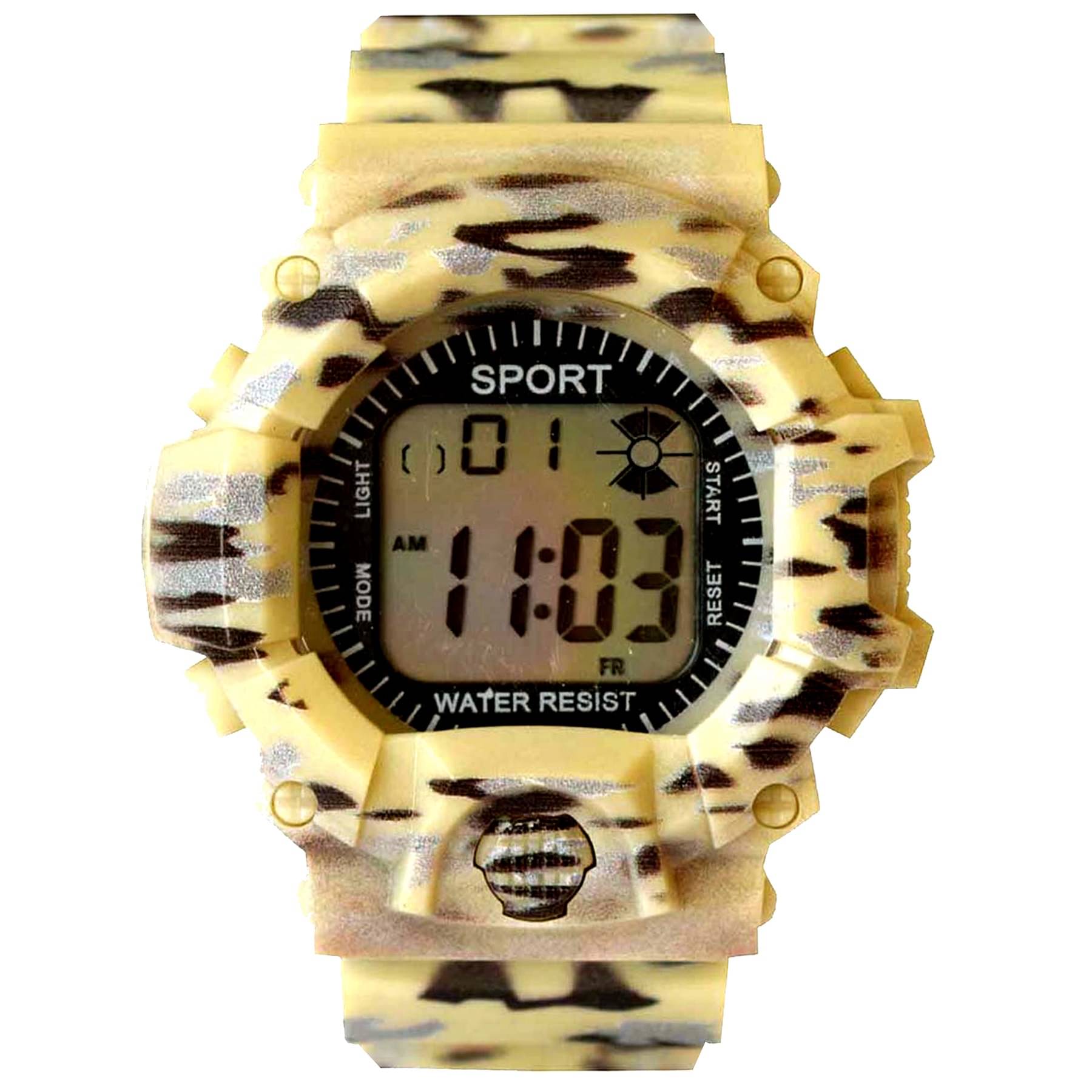     			VITREND - Multicolor Silicon Digital Men's Watch