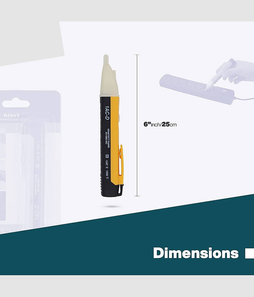 Aldeco Hand Tool Kit- Tester With Neon Bulb with Voltage Tester Pocket Pen (Voltage Alert) . Combination of Tools For Domestic & Industrial Purpose.