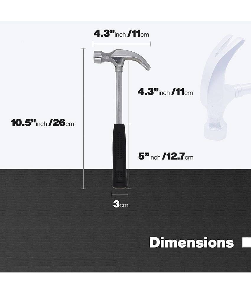 Aldeco Hand Tool Kit Heavy duty Grip Plier (Pilash) with Claw Hammer. Combination Tools For Domestic & Industrial Purpose.