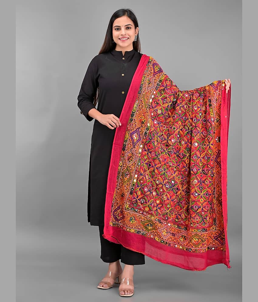 Apratim - Pink Cotton Women's Dupatta - ( Pack of 1 ) - Dupattas & Shawls | Buy online on ZillyBuy
