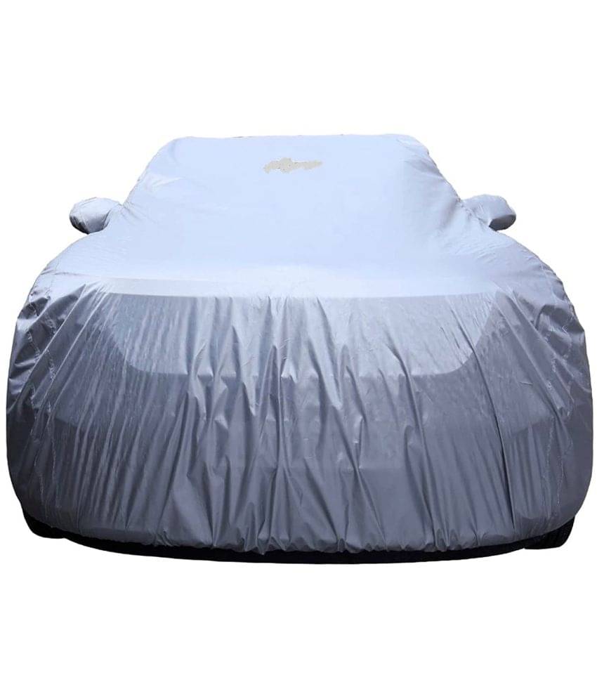     			Autoretail Dust Proof Car Body Polyster Cover For Maruti Baleno Without Mirror Pocket Silver (Pack Of 1)