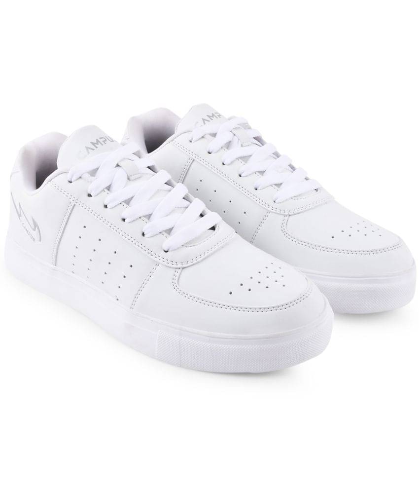 Campus CAMP DENVER - White Men's Sneakers     			Campus CAMP DENVER - White Men's Sneakers
